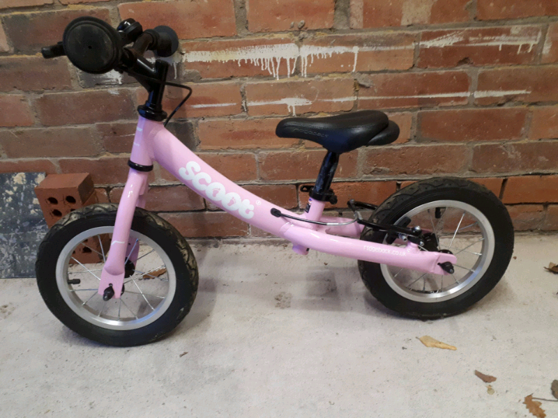 scoot balance bike pink